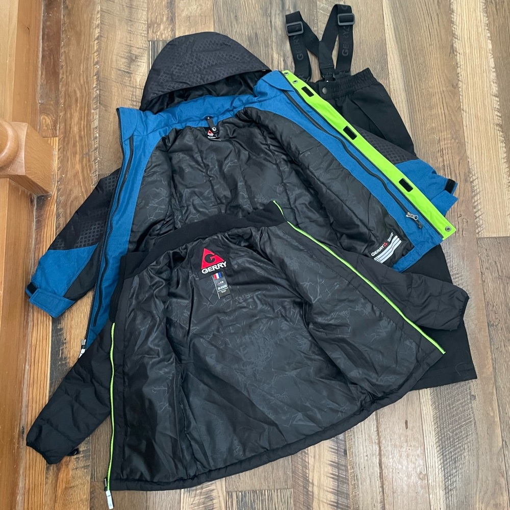 Gerry 3Pc winter snow coat jacket bibs boy 5-6 - Picture 3 of 8